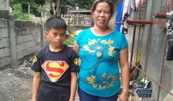 Photo of Joshua post-operation