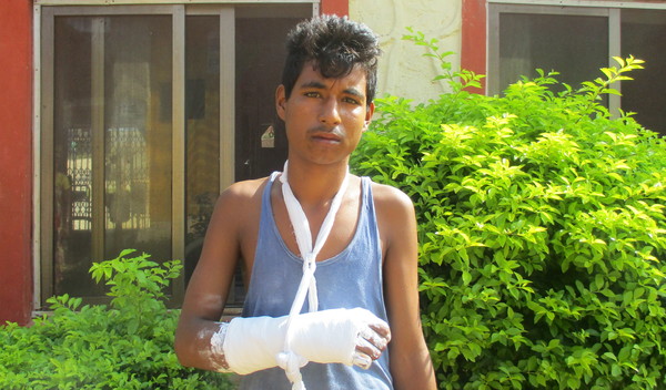 Photo of Birendra post-operation
