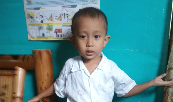 Photo of Erwin post-operation