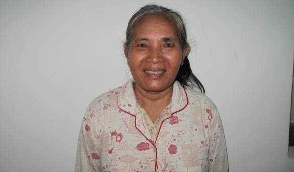 Photo of Sokheng post-operation