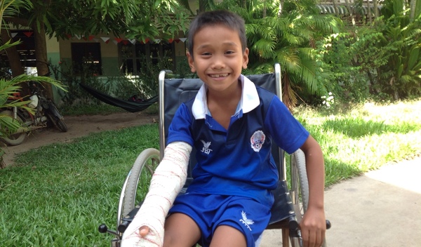 Photo of Leang post-operation