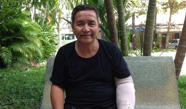 Photo of Sophat post-operation