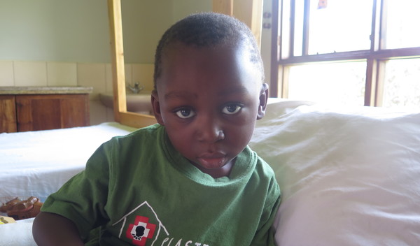 Photo of Joshua post-operation