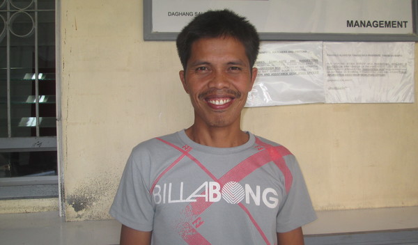 Photo of Samuel post-operation