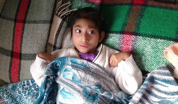 Photo of Heidy post-operation