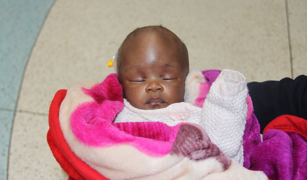 Photo of Jessie post-operation