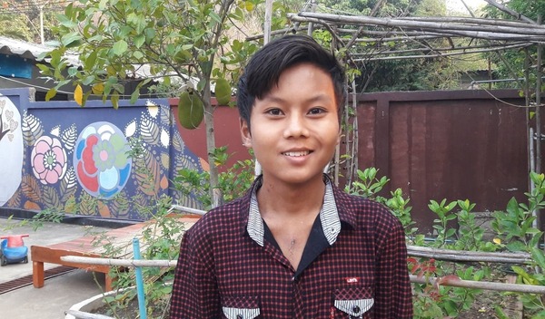Photo of Linn Thu post-operation
