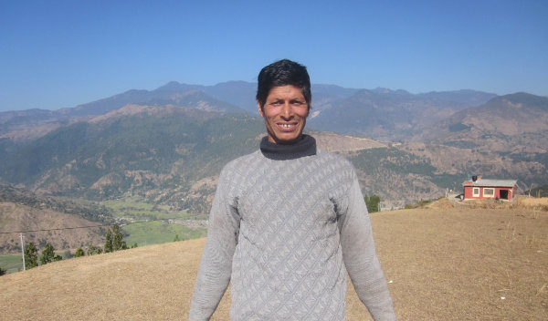 Photo of Jay Bahadur post-operation