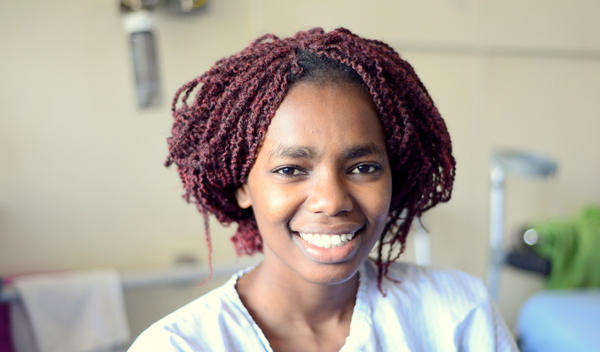 Photo of Margaret post-operation