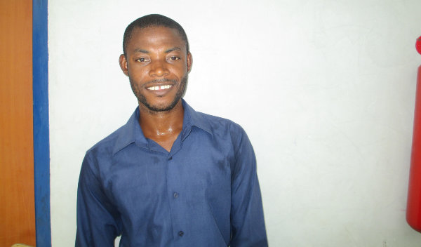 Photo of Simeon post-operation
