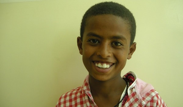 Photo of Sammuel post-operation