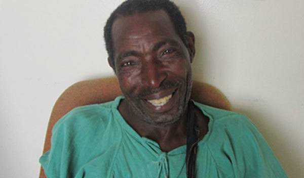 Photo of Nahashon post-operation
