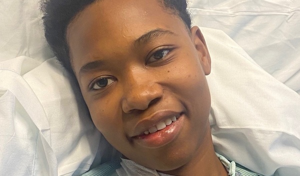 Photo of Woodyson post-operation