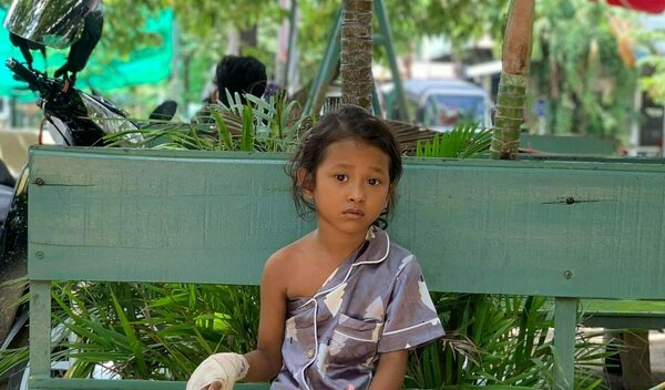 Photo of Thida post-operation