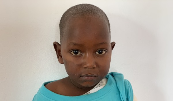 Photo of Noah post-operation