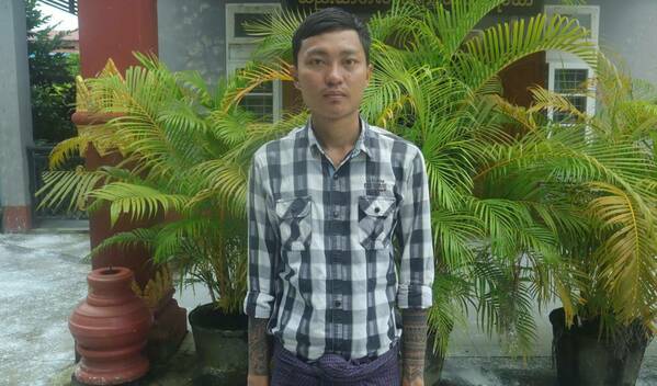 Photo of Aung post-operation
