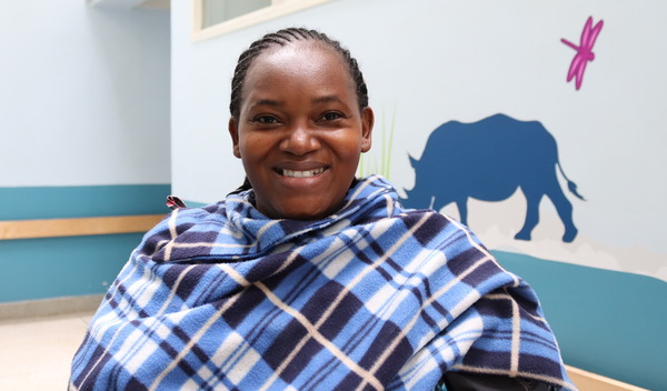Photo of Esther post-operation