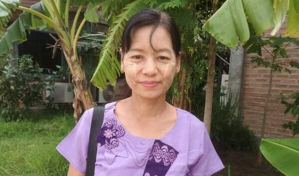 Photo of Khin post-operation