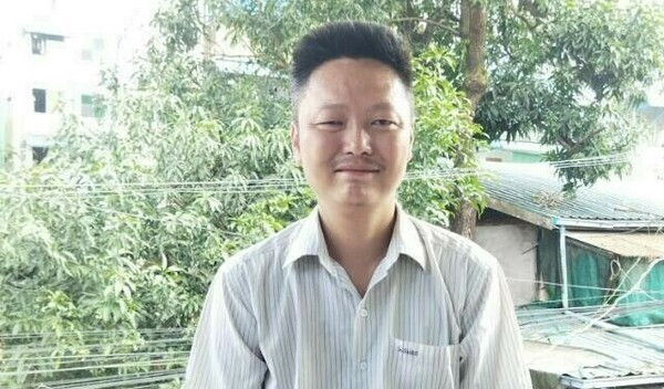 Photo of Aung post-operation