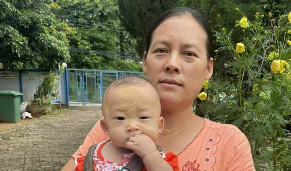Photo of Win Khaing post-operation