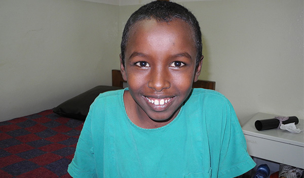 Photo of Mahamad post-operation