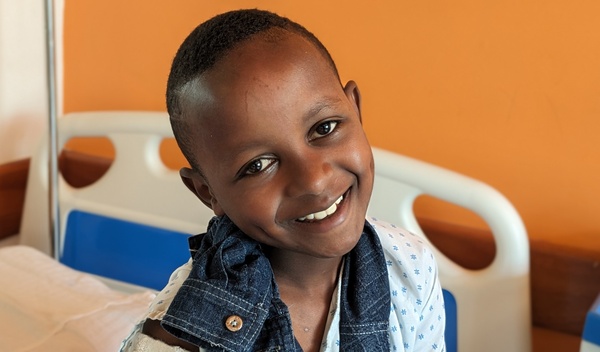 Photo of David post-operation