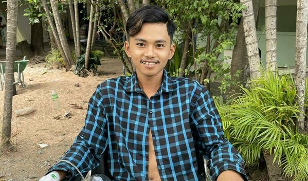 Photo of Sok Neng post-operation