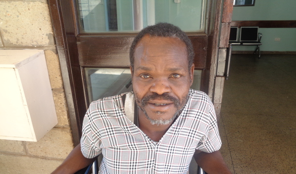 Photo of Robert post-operation