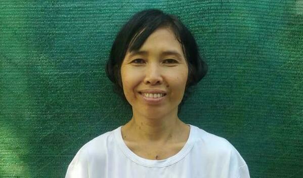 Photo of Aye post-operation
