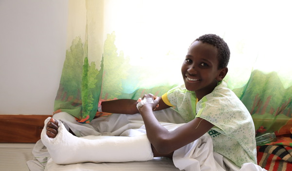 Photo of Loise post-operation