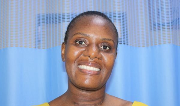 Photo of Catherine post-operation