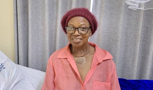 Photo of Maria post-operation