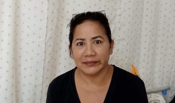 Photo of Elenita post-operation