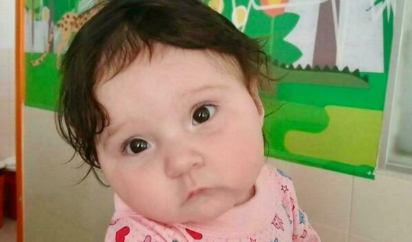 Photo of Mia post-operation