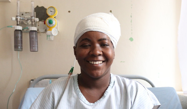 Photo of Verah post-operation