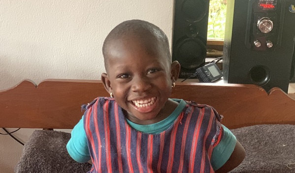 Photo of Rehema post-operation