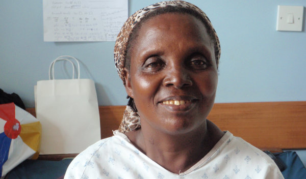 Photo of Eva post-operation