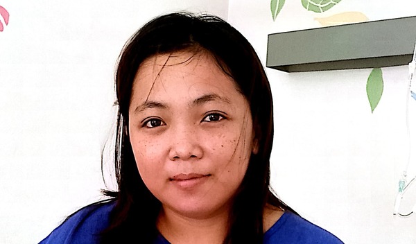 Photo of Mary Ann post-operation