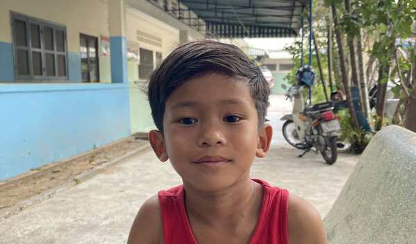 Photo of Puthireak post-operation