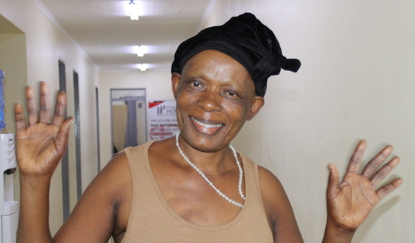 Photo of Jane post-operation