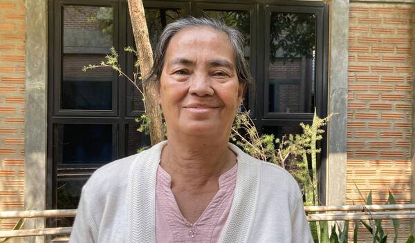 Photo of Khin post-operation