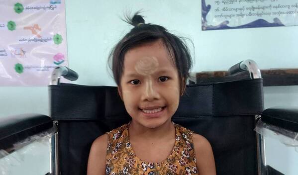 Photo of Aye post-operation