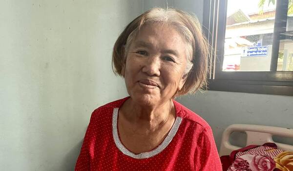 Photo of Daw Khin post-operation
