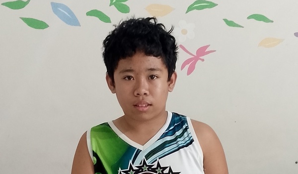 Photo of Vincent post-operation