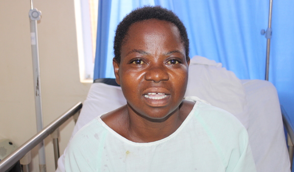 Photo of Mary post-operation