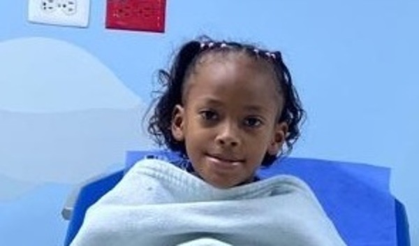 Photo of Dulce post-operation