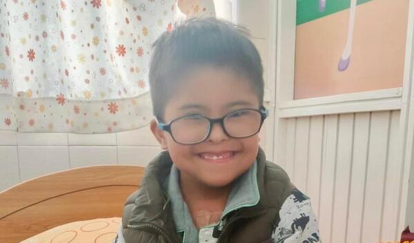Photo of Eydan post-operation