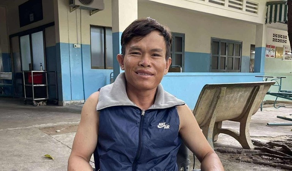 Photo of Sinath post-operation