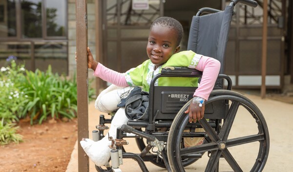 Photo of Joy post-operation