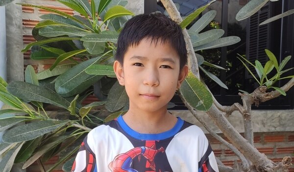 Photo of Zaw post-operation